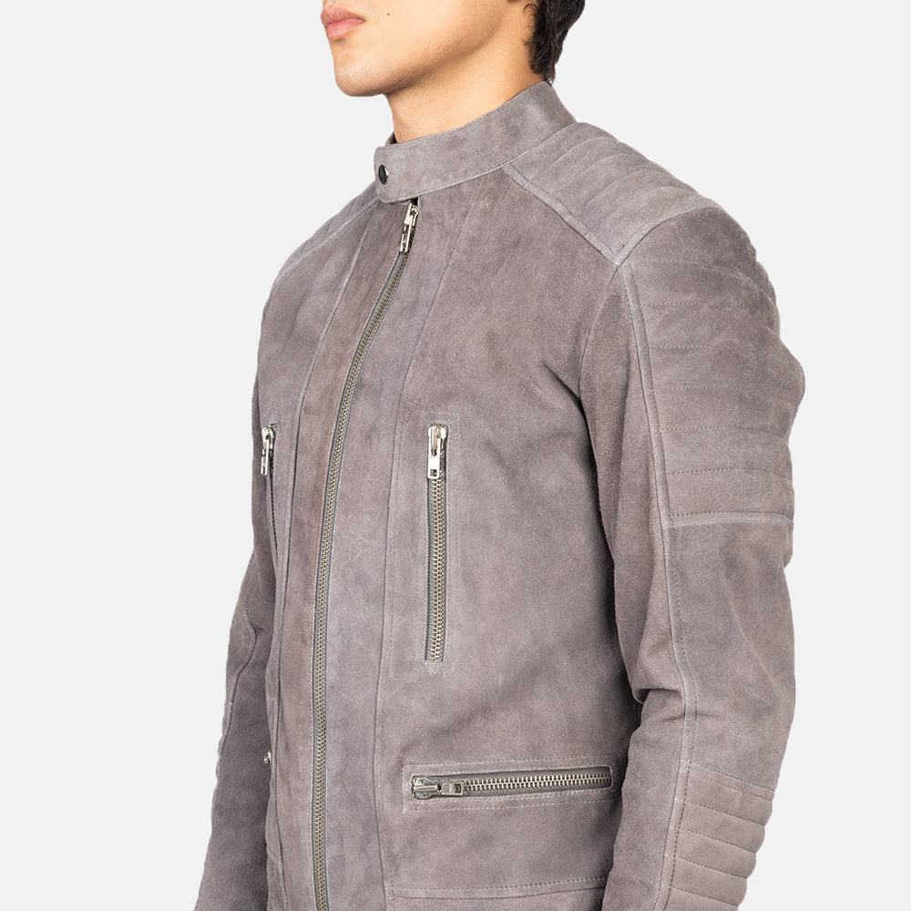 Damian Bikerjakke i Skinn for Herre – alternate product view 6