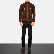 Damian Bikerjakke i Skinn for Herre – alternate product view 3