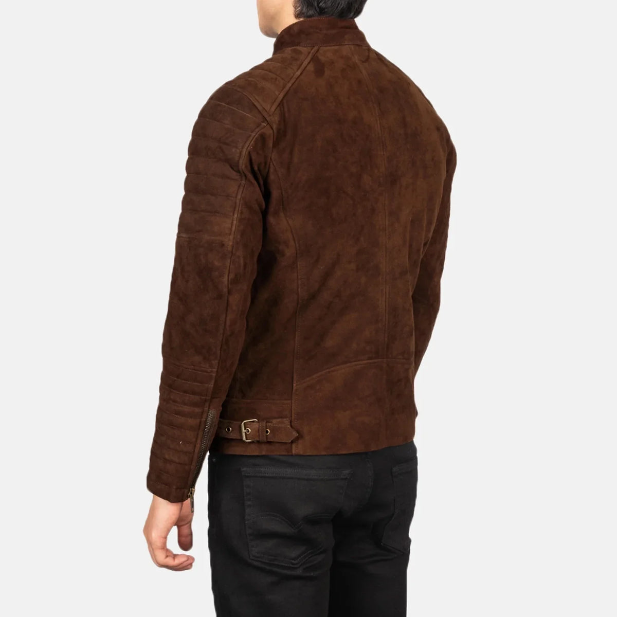 Damian Bikerjakke i Skinn for Herre – alternate product view 5