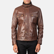 Darren Bikerjakke i Skinn for Herre – alternate product view 4