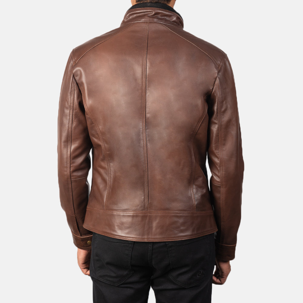 Darren Bikerjakke i Skinn for Herre – alternate product view 5