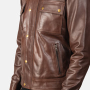 Darren Bikerjakke i Skinn for Herre – alternate product view 6