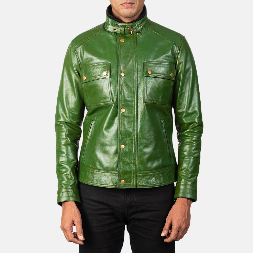 Darren Bikerjakke i Skinn for Herre – alternate product view 3