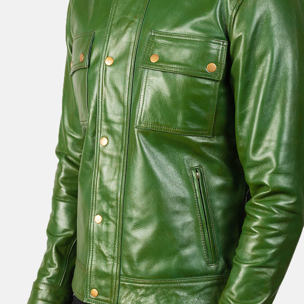 Darren Bikerjakke i Skinn for Herre – alternate product view 6