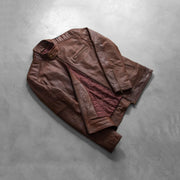 Dean Svart Bikerjakke i Skinn for Herre – alternate product view 8