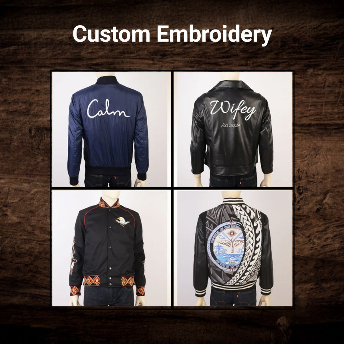 Design Your Own Skinnjakke for Kvinner – alternate product view 10
