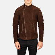 Faisor Mocha Bikerjakke i Skinn for Herre – alternate product view 4