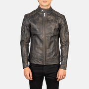 Fernando Quilted Bikerjakke i Skinn for Herre – alternate product view 4