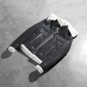 Fiona Hooded Saueskinnjakke for Kvinner – alternate product view 8