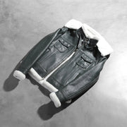 Fiona Hooded Saueskinnjakke for Kvinner – alternate product view 7