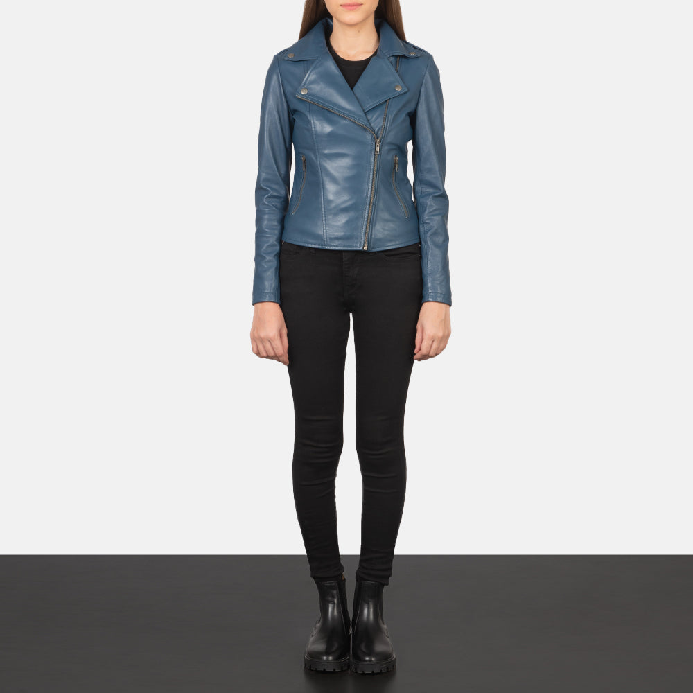 Flashback Bikerjakke i Skinn for Kvinner – alternate product view 3