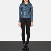 Flashback Bikerjakke i Skinn for Kvinner – alternate product view 3