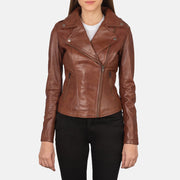 Flashback Bikerjakke i Skinn for Kvinner – alternate product view 1