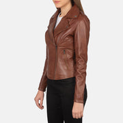Flashback Bikerjakke i Skinn for Kvinner – alternate product view 2