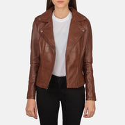 Flashback Bikerjakke i Skinn for Kvinner – alternate product view 3