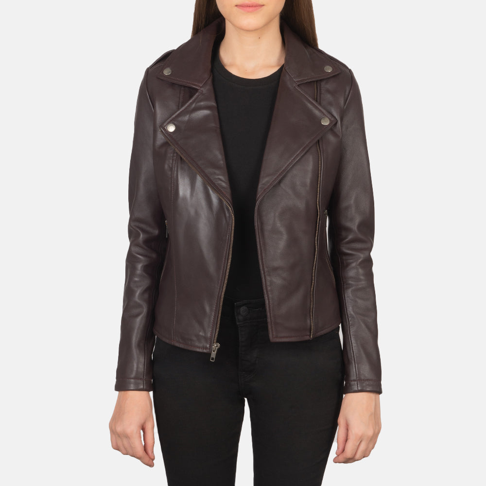 Flashback Bikerjakke i Skinn for Kvinner – alternate product view 3