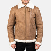 Francis B-3 Svart Bomberjakke i Skinn for Herre – alternate product view 4