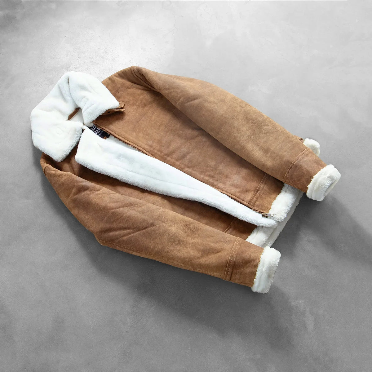 Francis B-3 Svart Bomberjakke i Skinn for Herre – alternate product view 8