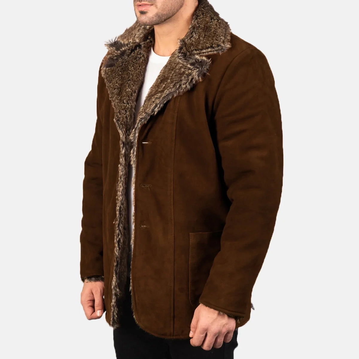 Furlong Skinnkåpe Beige Skinnkåpe for Herre – alternate product view 2