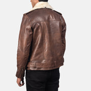 Furton Bikerjakke i Skinn for Herre – alternate product view 5