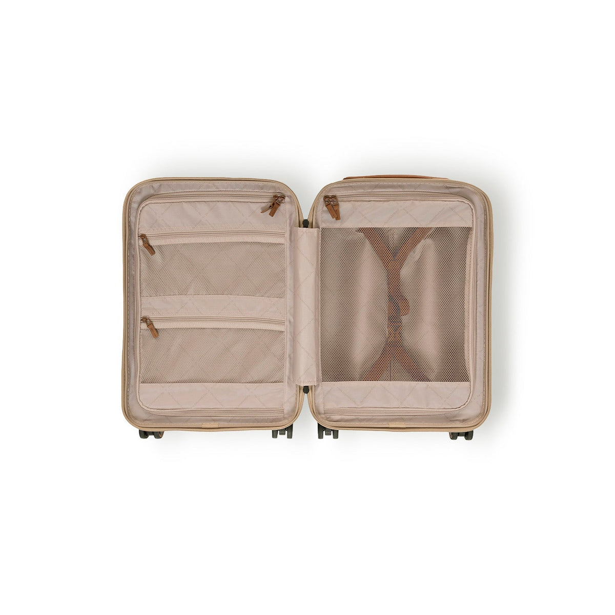 
Interior View Showing Quilted Viscose Lining & Dual Inside Utility Storage Pockets