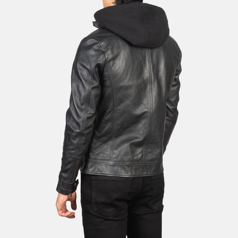 Authentic Cowhide Leather with Semi-aniline Finish Grain Texture & Heavy-Duty Seam Stitching Detail