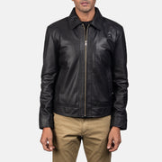 Men's Inferno Brun Skinnjakke for Herre - Lateral Side Profile View Showing Sleeve Cut &amp; Athletic Taper Fit