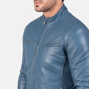 Ionic Bikerjakke i Skinn for Herre – alternate product view 6