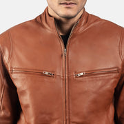 Ionic Bikerjakke i Skinn for Herre – alternate product view 6