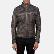 Ionic Bikerjakke i Skinn for Herre – alternate product view 3