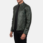 Ionic Bikerjakke i Skinn for Herre – alternate product view 2