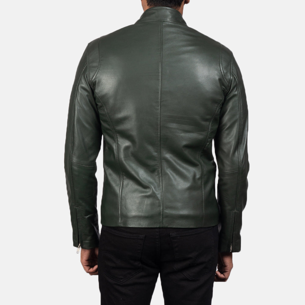 Ionic Bikerjakke i Skinn for Herre – alternate product view 5