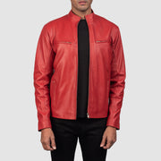 Ionic Bikerjakke i Skinn for Herre – alternate product view 1