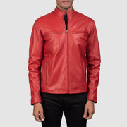 Ionic Bikerjakke i Skinn for Herre – alternate product view 3