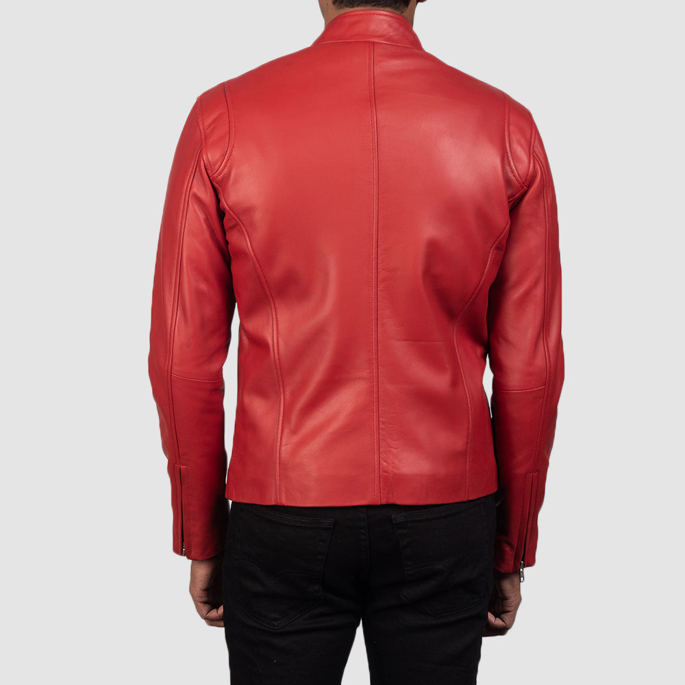Ionic Bikerjakke i Skinn for Herre – alternate product view 6