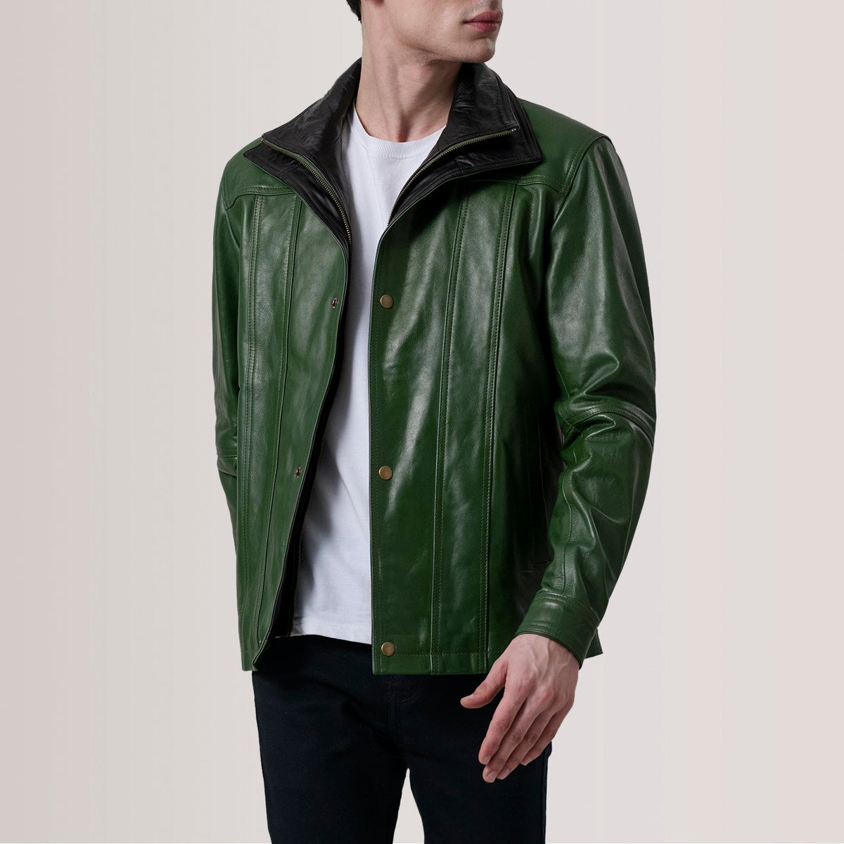 Klen Skinnjakke for Herre – alternate product view 1