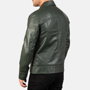Lavendard Bikerjakke i Skinn for Herre – alternate product view 6