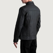 Lavendard Bikerjakke i Skinn for Herre – alternate product view 6