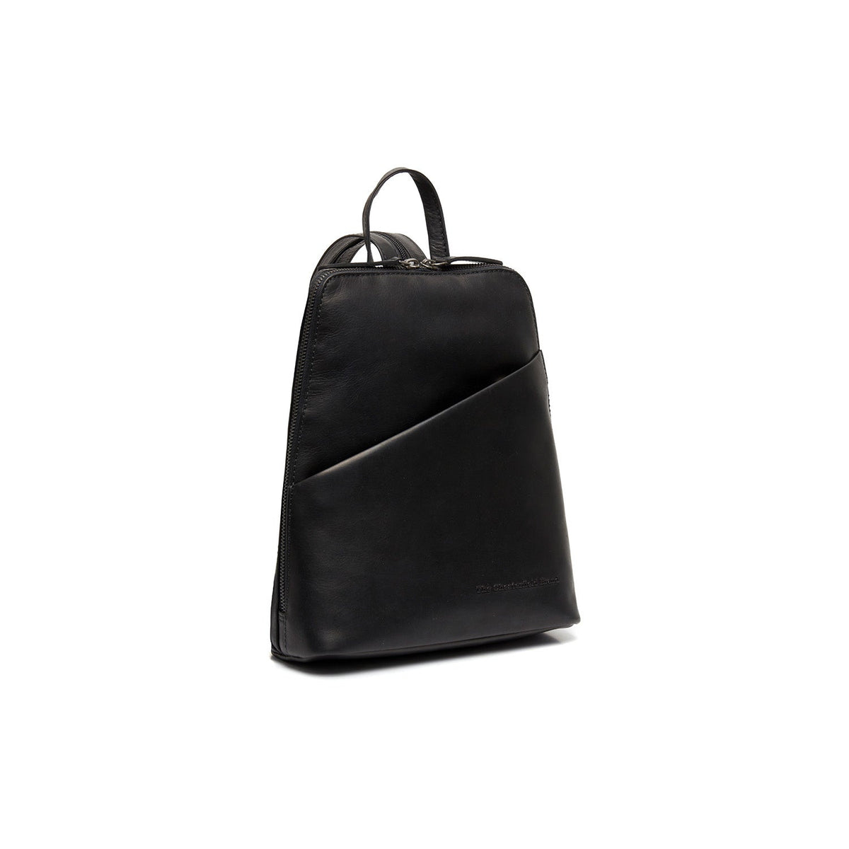 Claire Full-Grain Leather Backpack for Kvinner in Classic 100% Full-Grain Leather - Full Exterior Front Profile View | Buy Online