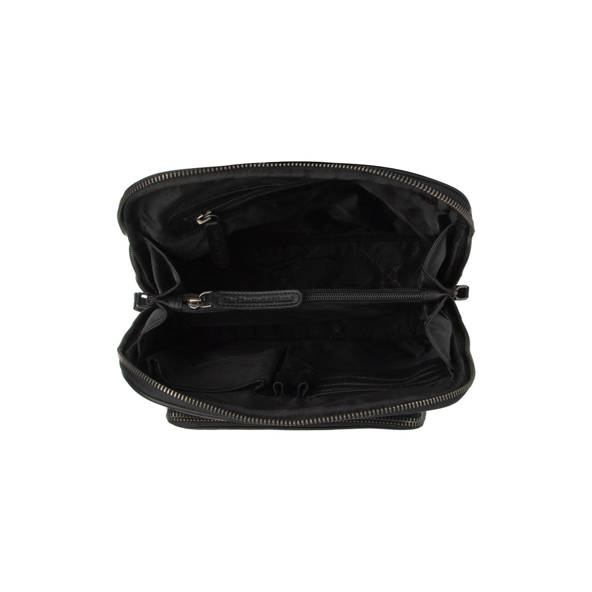 Solid Antique Brass Hardware &amp; Heavy-Duty Dual Zipper Detail on Floran Full-Grain Leather Backpack for Kvinner