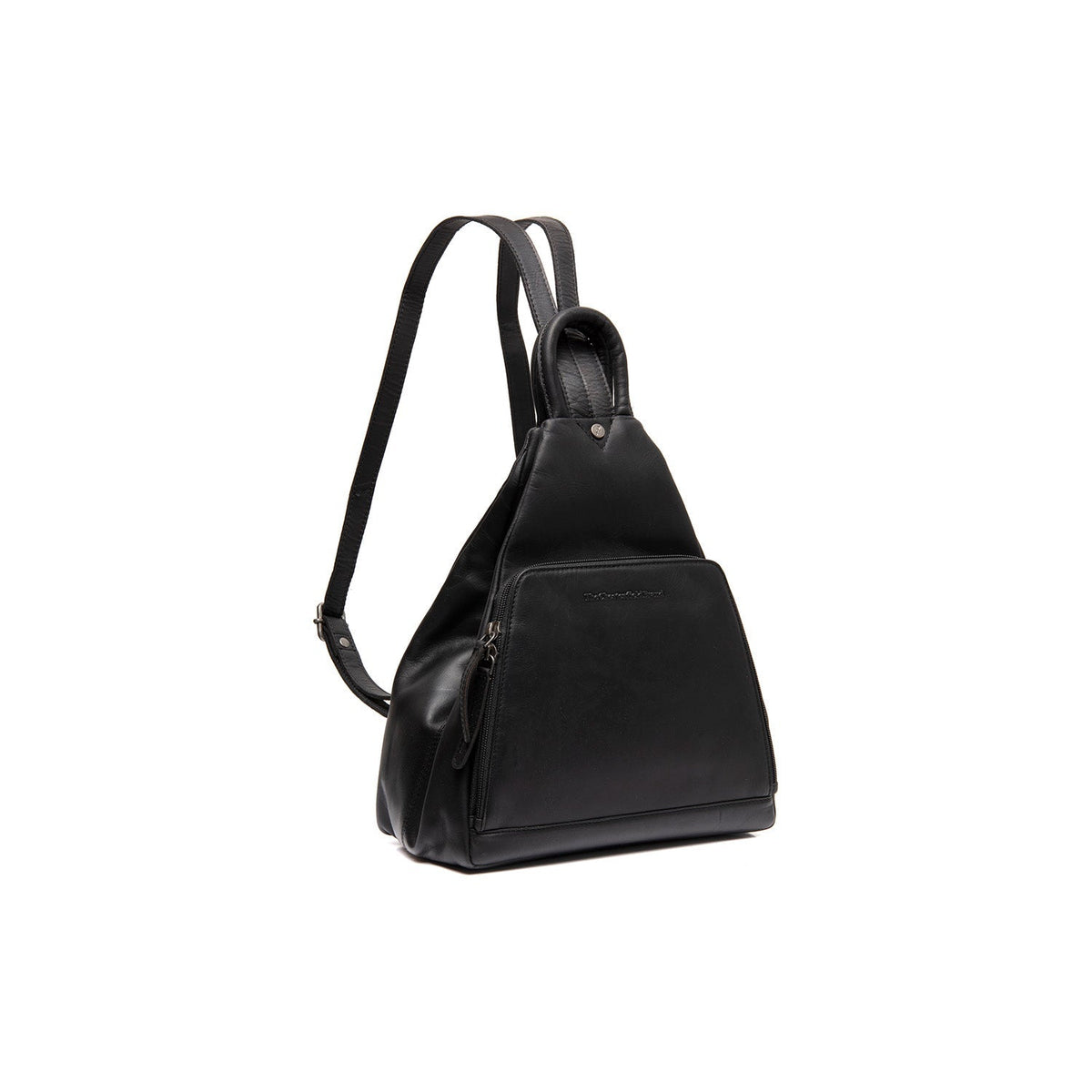 Howard Full-Grain Leather Backpack for Kvinner in Classic 100% Full-Grain Leather - Full Exterior Front Profile View | Buy Online