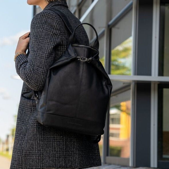 Manchester Full-Grain Leather Backpack for Kvinner