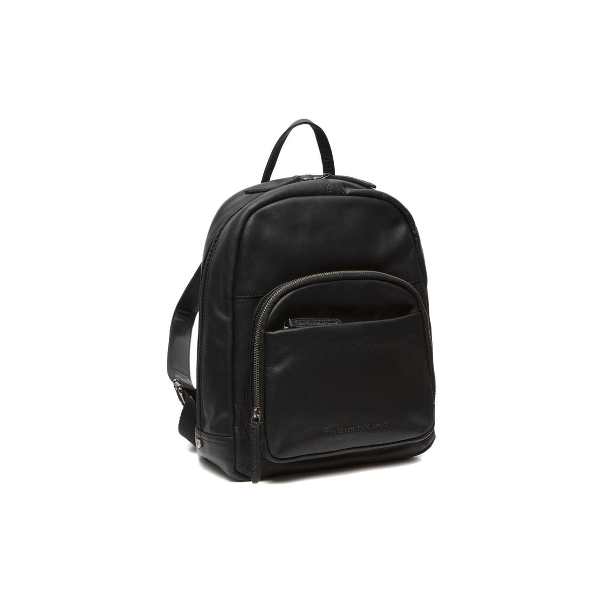 Santana Full-Grain Leather Backpack for Kvinner in Tan 100% Full-Grain Leather - Full Exterior Front Profile View | Buy Online