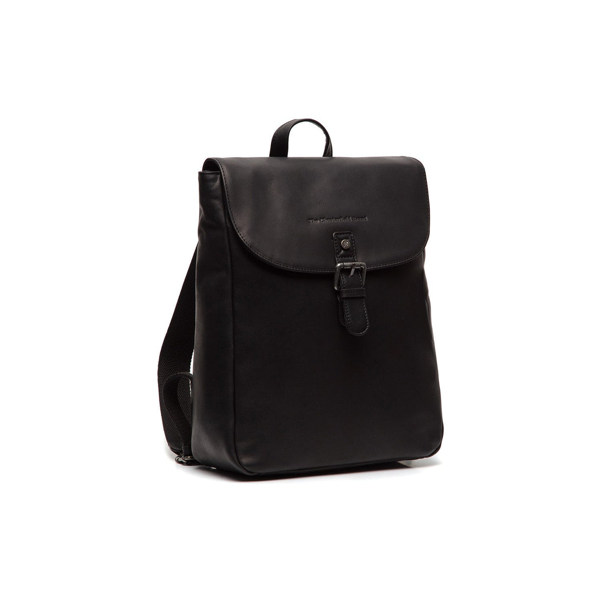 Vermont Full-Grain Leather Backpack for Kvinner in Classic 100% Full-Grain Leather - Full Exterior Front Profile View | Buy Online