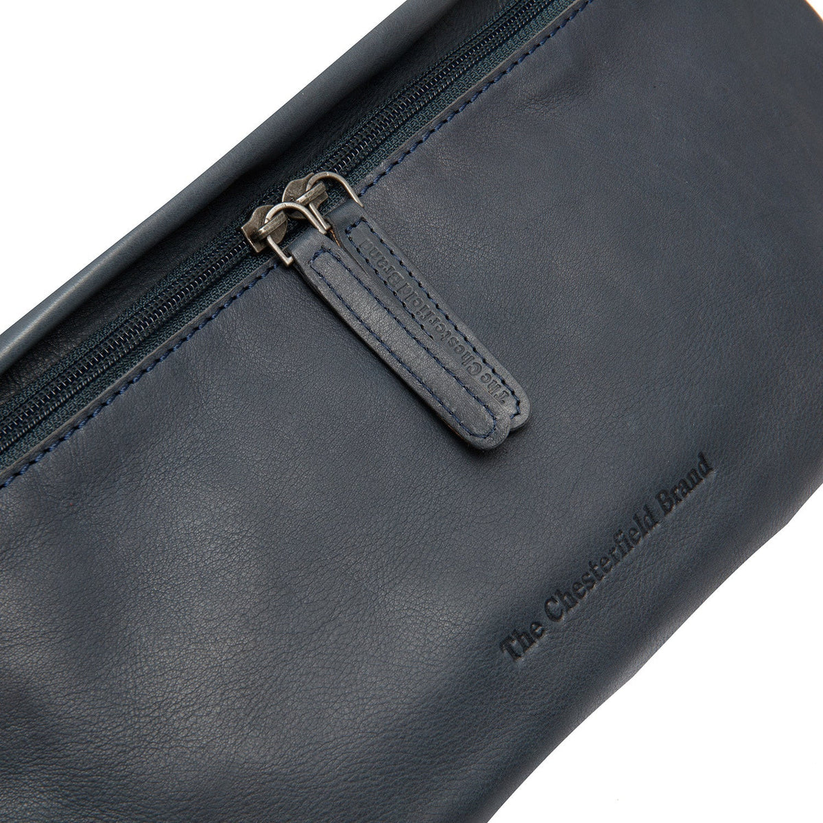 
Classic 100% Full-Grain leather Bag - Rear Perspective Showing Reinforced Leather Straps & Stitching