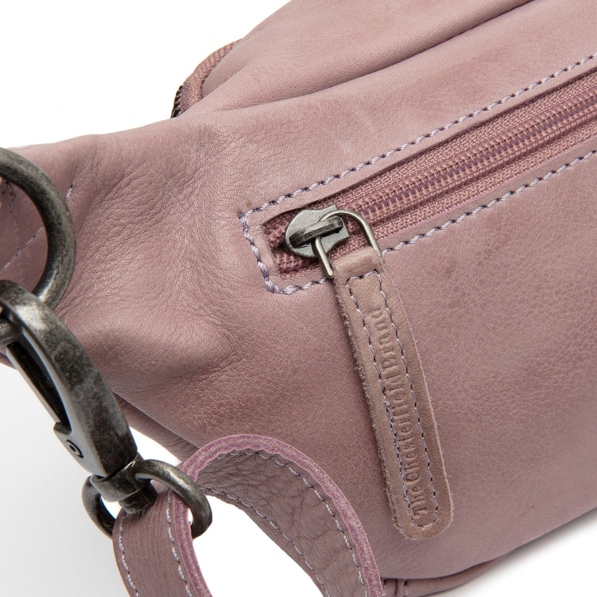 
Severo Full-Grain Leather Belt Bag - Structured Side Profile Showing Gusset Depth & Expansion Capacity