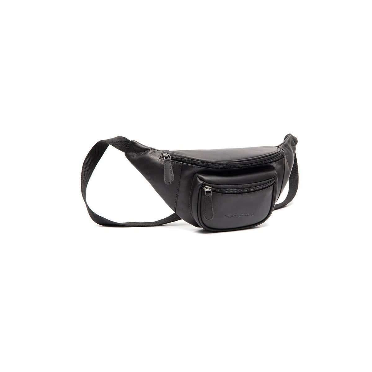 Vernio Full-Grain Leather Belt Bag for Kvinner in Classic 100% Full-Grain Leather - Full Exterior Front Profile View | Buy Online