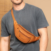 Vernio Full-Grain Leather Belt Bag for Kvinner – alternate product view 2