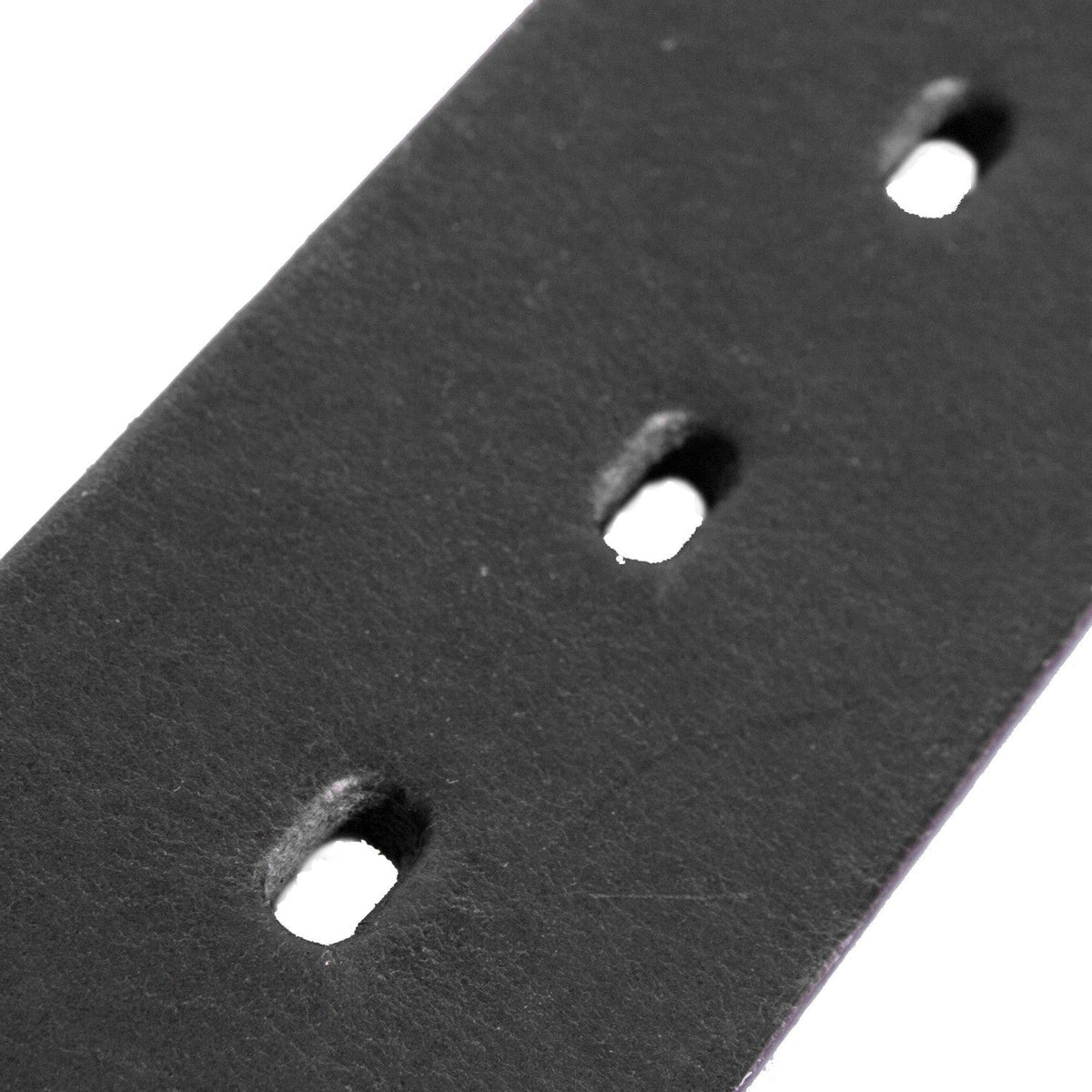 Solid Antique Brass Hardware &amp; Heavy-Duty Dual Zipper Detail on Brandon Full-Grain Skinnbelte for Herre