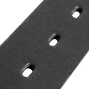 Solid Antique Brass Hardware &amp; Heavy-Duty Dual Zipper Detail on Brandon Full-Grain Skinnbelte for Herre